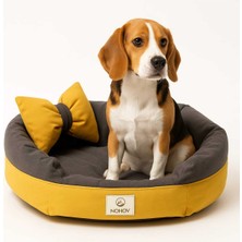 Ultra Soft Gri Yıkanabilir Iç Mekan Kedi ve Köpek Yatağı