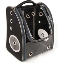 Siyah Evcil Hayvan Taşıma Çantası, Rahat ve Şık Tasarım