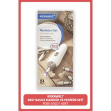 Şık Rose Gold Manikür ve Pedikür Seti, Pratik ve Kaliteli Bakım Için