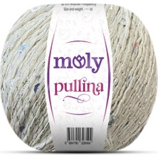 Moly Pullina Simli Pullu Örgü Ipi 1 Adet 50 gr 145 Metre