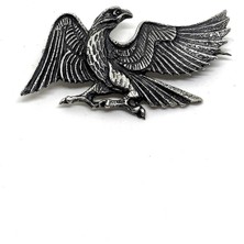 Oya Silver Gümüş Kartal Broş