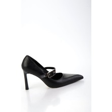 Siyah  Kadın Klasik Topuklu Ayakkabı K01565016542