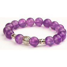 Ametist Doğal Taş Bileklik (10 Mm) – Ruhunuzu Besleyen Taş