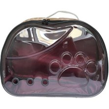 Şeffaf Pati Taşıma Çantası, 42X26X35 Cm, Sarı, Sırt Çantası, Evcil Hayvan Ürünü