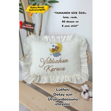 Müslin Yeni Doğan 4katlı Organik %100PAMUK Kişiye Özgü Nakışlı Hastane Çıkış Seti(Ay Yıldızlıayıcık)