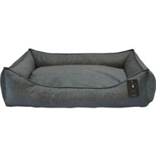 Gri Köpek Yatağı 60X50 Cm, Rahat ve Konforlu Uyku Alanı