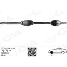 Gva 4419015 - Komple Aks Sağ Renault Trafic Iıı 1.6 Dci 14- 1018MM