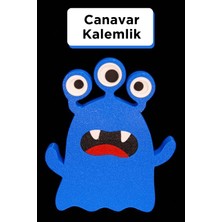 Canavar Kalemlik | Sevimli ve Eğlenceli Masaüstü Düzenleyici | Çocuk ve Ofis Için |