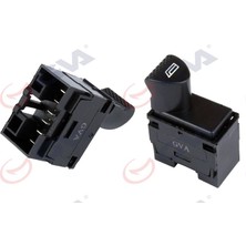 Gva 8021002 - Cam Açma Anahtarı Fıat Albea Sol Kapı Sağ Cam Tekli - Sürücü