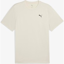 Puma Tad Ess Solid Cat Lc Erkek Krem Antrenman T-Shirt.87