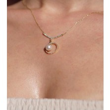 Çelikoğlu Kuyumculuk 14 Ayar Altın Incili Kolye 3,24 gr