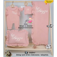 Gros Shop Yeni Doğan %100 Pamuk Müslin Hastane Çıkış Mevlüt Seti-Takı Yastı