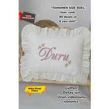 Müslin Yeni Doğan 4katlı Organik %100PAMUK Kişiye Özgü Nakışlı Hastane Çıkış Seti (Papatya Model-5)