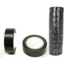 Plastik Izole Elektrik Bandı - Siyah 10'lu Paket