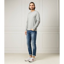 Uzun Kollu Logo Regular Fit