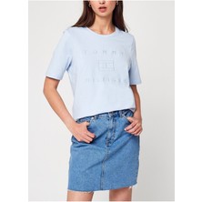 T-Shirt - Regular Metallic C-N - Bleu