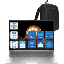 Hp Elitebook 6 G1I Intel® Core Ultra 5 225U 128GB Ddr5 1tb SSD 16" Wuxga (1920X1200) IPS 300NIT Freedos Taşınabilir Bilgisayar AD4G3ETF33+ZETTAÇANTA