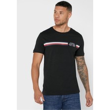 T-Shirt Crop Split Tee Grigio Regular Fit