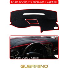Ford Focus 2,5 (2008-2011) Kapaklıtorpido Koruma Halısı Kırmızı Kenar