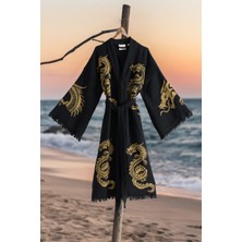 Varol Organik %100 Pamuk Kimono Yaka Sabalık Bornoz - Viserion