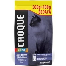 Croque Gurme Yetişkin Kedi Maması 500+100GR