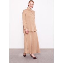 Camel Cep Detaylı Ikili Takım