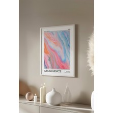 Aura Serisi Beyaz Çerçeveli Poster, Tablo No:59