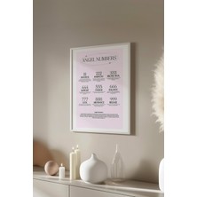 Aura Serisi Beyaz Çerçeveli Poster, Tablo No:66
