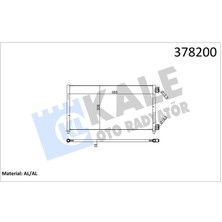 Klima Radyatörü Kondenser Fıat Doblo 01 Idea 04 Punto 03 Lancıa Ypsılon 06 11 1.2 1.3jtd 1.4 1.9jtd