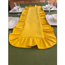 Etrafı  Fırfırlı Runner - Sıvı Itici Özlliğe Sahip