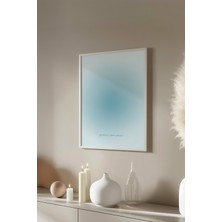 Aura Serisi Beyaz Çerçeveli Poster, Tablo NO:180