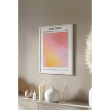 Aura Serisi Beyaz Çerçeveli Poster, Tablo No:55