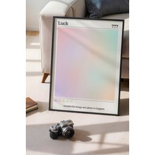 Aura Serisi Siyah Çerçeveli Poster, Tablo No:74