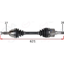 Ön Aks Komple Sol Ford Mondeo I -Iı 1.6- 1.8 - 2.0 93 00 Otom.