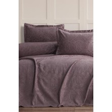 Aren 3 Parça Çift Kişilik Pike Takımı 240X260 Pudra