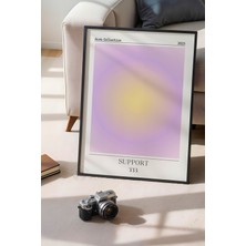 Aura Serisi Siyah Çerçeveli Poster, Tablo NO:184