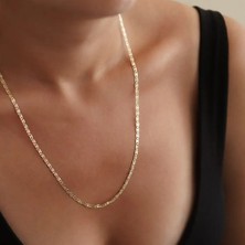 55 cm 3 mm Kleopatra Altın Zincir