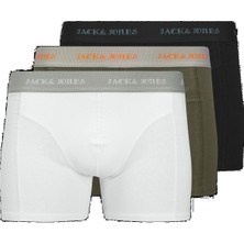 Jack & Jones Jack&jones Jacmiles Solid Trunks 3'lü Erkek Boxer 12281994