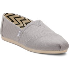 Kadın Espadril / Keten 10020858 Toms Alpargata Classic Recycled Cotton Canvas Drizzle Grey