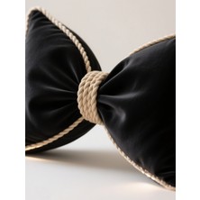 Fiyonk Görünümlü Xxl Dekoratif Yastık Dolgulu Fiyonk Kurdele Hediye Yastık Kırlent Minder