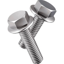 Flanşlı Civata 20 Adet Akb 8.8 DIN6921 Galvaniz Kaplama