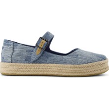 Kadın Espadril / Keten 10021878 10021863 10021873 Toms Carolina Maryjane Espadrille