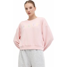 Lumberjack Wl Kunt Yog1-10 5pr Pembe Kadın Sweatshirt