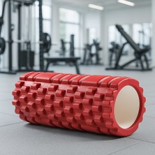 Boldy Foam Roller - Egzersiz Rulosu - Pilates Roller - Masaj Rulosu - Spor Isınma Roller - Masaj Roller - Orta Sert Masaj Köpüğü 33x14 cm.