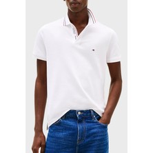 Tommy Hilfiger Pamuklu Regular Fit Düğmeli Polo Yaka T Shirt Erkek Polo Yaka T Shirt MW0MW38459 Ybr