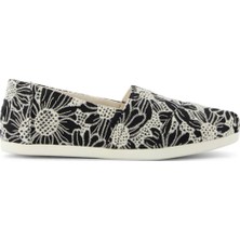 Kadın Espadril / Keten 10021888 10021932 Toms Alpargata Classic Oversized Floral Eyelet