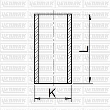 Motor Gömleği Partner Xud9 83.00 Çap Std