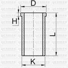 Motor Gomlek Std 8601 Transıt V185 V184 01 06 Mondeo 00 07 20TDCI