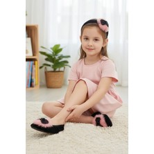 Ceyda Babet Çocuk Ev Babeti Taçli Takim ,çocuk Panduf, Bebek Pati?k, Çorap, Çocuk Ev Ayakkabısı