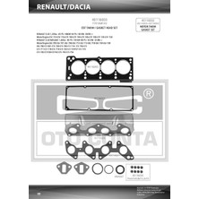 OTOCONTA Oto Conta Üst Takım Contası R19-CLIO 1.4 Enj. Keçeli Subap Lastikli Skc Std